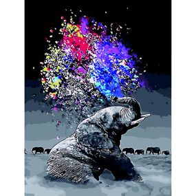 Картина по номерам ZiBi Слоненок 40*50 см ART Line (ZB.64257) - Топ Продаж!