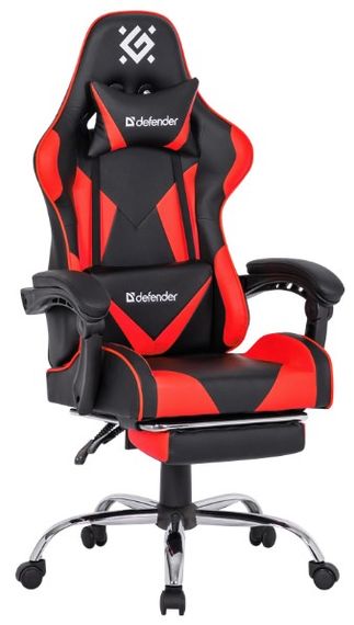 Крісло Defender Pilot Black/Red (64354) | Зображення 1