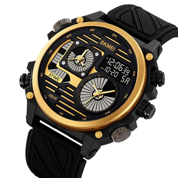 Skmei 2202PBKGD Black-Gold | Зображення 2