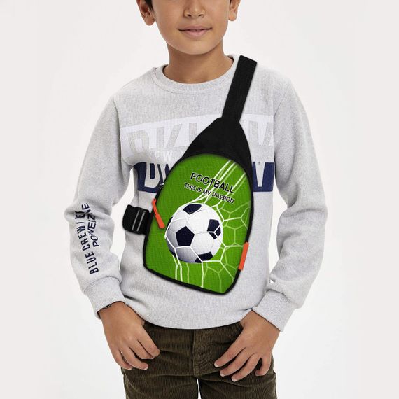 Сумка через плече дитяча Футбол 29х17 см сумка слінг для хлопчика (02236)
