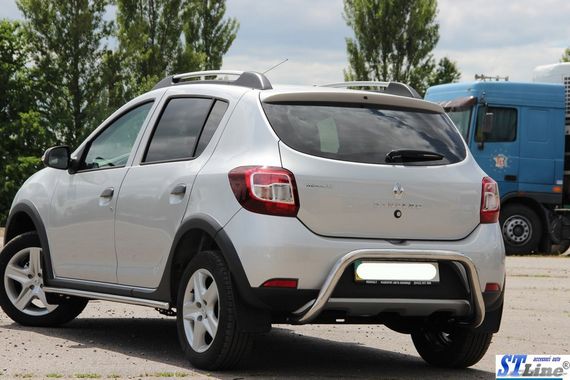 Задня дуга AK007 (нерж) для Dacia Sandero 2013-2020 рр | Зображення 3