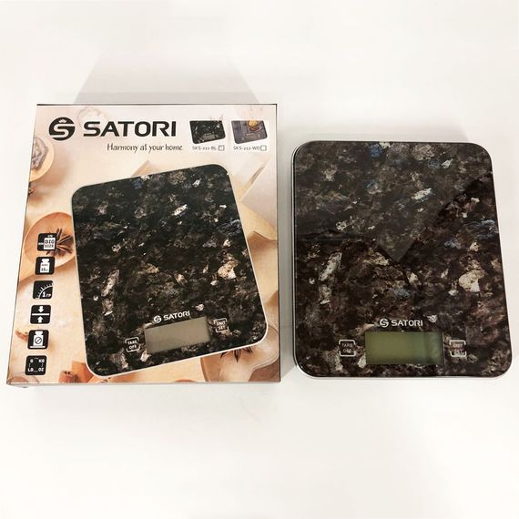 Ваги для зважування продуктів Satori SKS-211-BL 15 кг, Кухонні ваги TX-166 для кондитера | Зображення 4