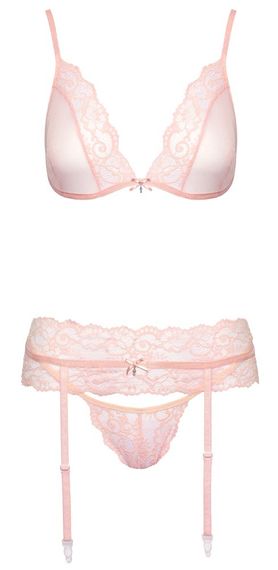 Сексуальний комплект із поясом Kissable Suspender set S/M | Зображення 2