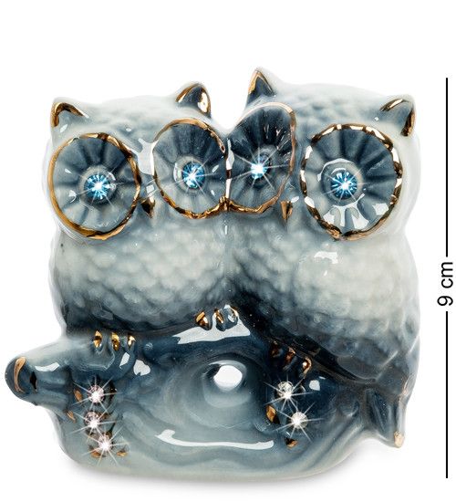 Фарфоровая статуэтка Owl Couple Sweet 9 см