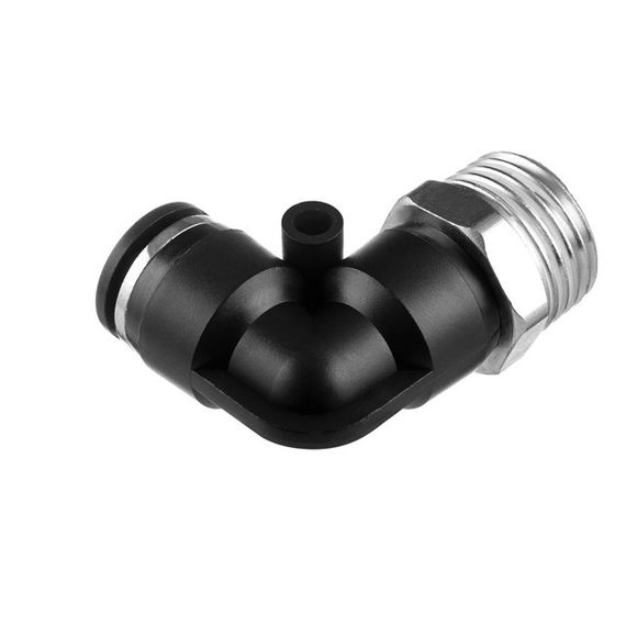 Цангове з'єднання L-подібне для поліуретанових та ін. шлангів 10 мм, 1/2" зовн. різьба INTERTOOL PT-2343 | Зображення 1