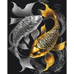 Картина за номерами "Рівновага" 11557-AC з металізованими фарбами 40х50 см