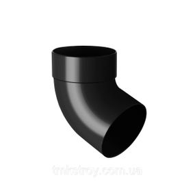 Отвод одномуфтовый 67°. 130/100 Водосточные системы Rainway (Ренвей). графит