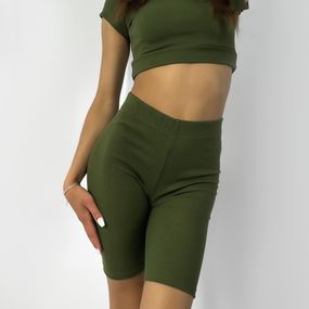 Велосипедки Baysho Рубчик, Хакі, XS