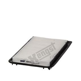 Фильтр воздушный Mazda 2/3 1.3-1.6 i 03-, Hengst, E667L,