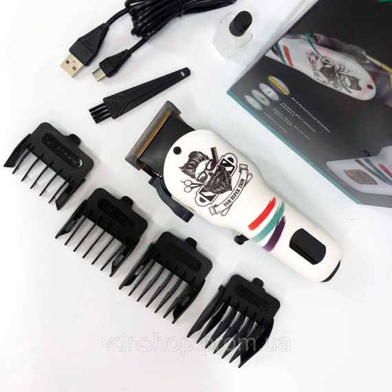 Багатофункціональний тример для стрижки волосся і тіла, Машинка для стрижки волосся без шуму EU-69 | Зображення 6