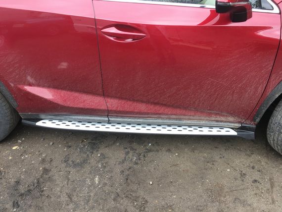 Боковые подножки Оригинал V1 (2 шт) для Lexus NX 2014-2021 гг | Зображення 3