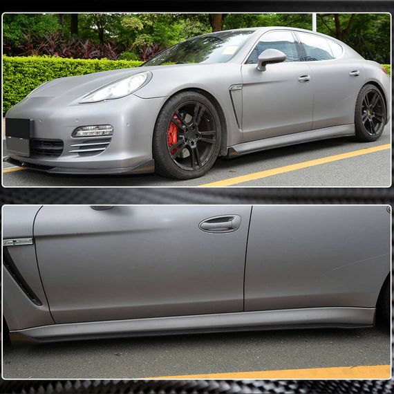 Боковые Пороги V2 (2009-2013, Карбон) для Porsche Panamera | Зображення 3