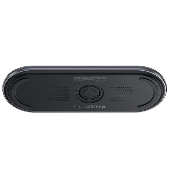 Бездротовий зарядний пристрій ACEFAST E19 Qi2 desktop 3-in-1 wireless charging holder Black | Зображення 3