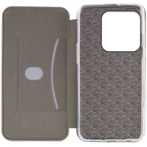 Шкіряний чохол-книжка Classy для Realme C63 4G Сірий | Зображення 4