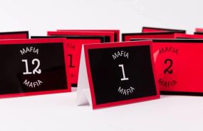 Номерки для гри Мафія (1-12)