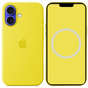 Чехол Silicone case (AAA) full with Magsafe and Animation для Apple iPhone 16 (6.1") Star Fruit
