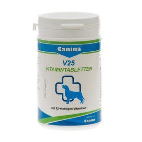 Вітаміни Canina V25 Vitamintabletten з мікроелементами та мінералами для щенят 60 табл