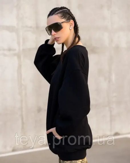 Толстовка цвет черный размеры S, M, L, XL FI_006072 | Зображення 1