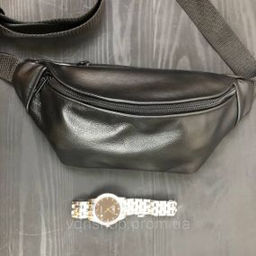 Міська бананка для чоловіків, Зручна шкіряна чоловіча барсетка, Бананка для повсякденного життя EL-31