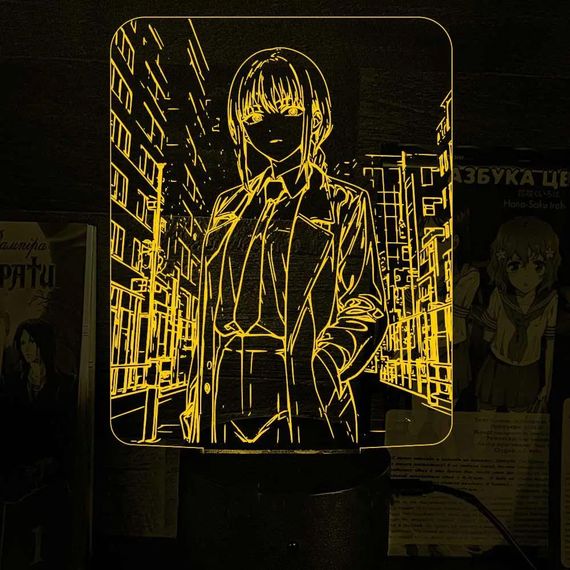 Акриловый светильник-ночник Макима желтый tty-n002336