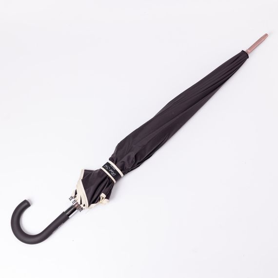 Класична парасолька-тростина з чохлом напівавтомат з поліестеру міцна надійна 12 спиць діаметр 120 см Фіолетовий HP-23-16V | Зображення 3