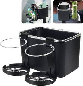 Органайзер в автомобіль, Ящик для зберігання Підсклянники для води, Ящик для зберігання серветок із 2 тримачами