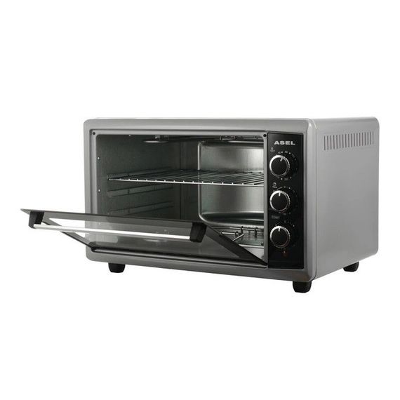 Электрическая печь для дачи ASEL AF-50-23 1500 Вт 50 Л, Мини электропечь, XM-619 Духовка электрическая | Зображення 3