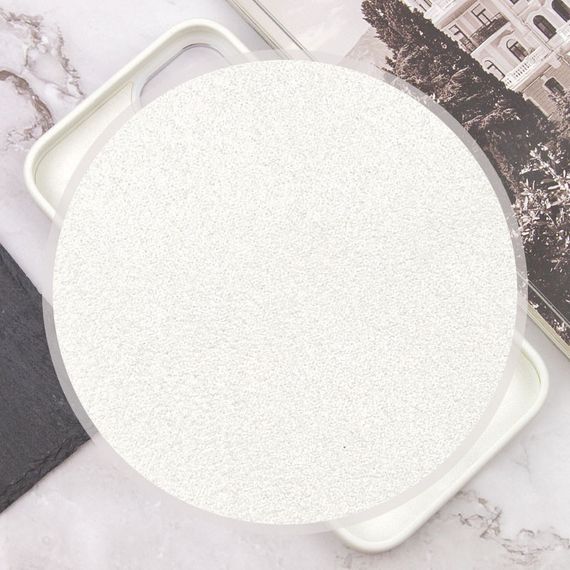 Чехол TPU+Glass Sapphire Midnight Open Camera with MagSafe для Apple iPhone 15 Plus (6.7") Белый / White | Зображення 3