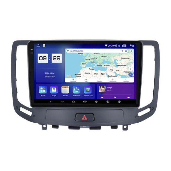 Штатна магнітола серії Mekede M200S 2K під Infiniti G4 G25 G35 G37 2006-2013 Q40 2015; Q60 2013-2016 (Nissan