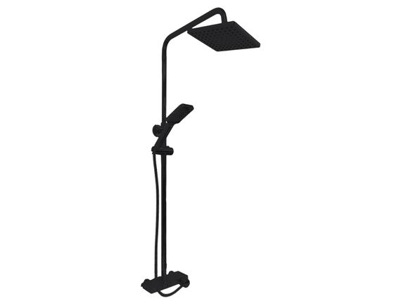 Душова система AIM зі змішувачем на 3 функції чорний матовий DG06344-2 (matte black)