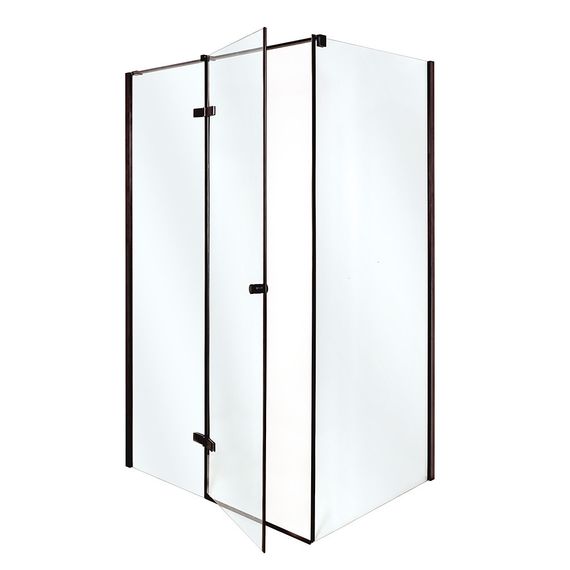 Душова кабіна INSANA Adriana Black 120х90х195 без піддона