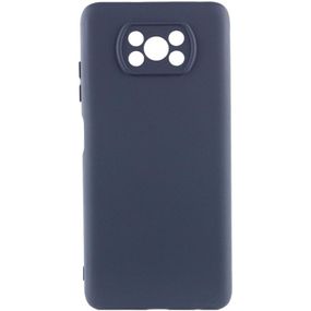 Чохол TPU GETMAN Liquid Silk Full Camera для Xiaomi Poco X3 NFC / Poco X3 Pro Синій / Midnight Blue