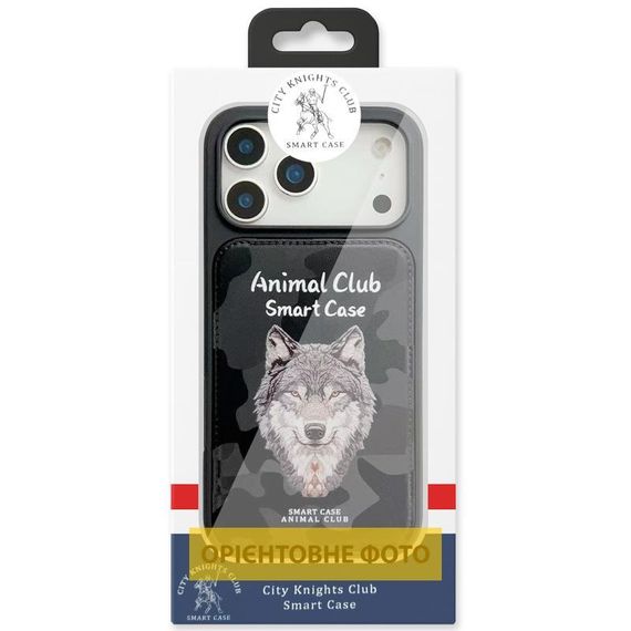 TPU+PC чохол Animal Club для Apple iPhone 16 Pro (6.3") Black | Зображення 2