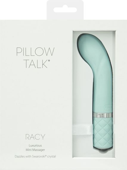 Розкішний вібратор Pillow Talk - Racy Teal з кристалом Swarovski для точки G, подарункове паковання | Зображення 8