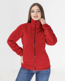 Женская флисовка теплая, Флисовка женская, Толстовка теплая женская, украинское суперкачество Женский, Красный