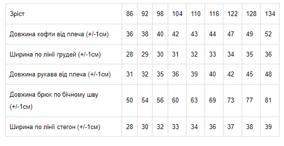 Піжама для дівчинки (тепла) Носи своє 134 Світло-персиковий (p-4053-207584) | Зображення 4