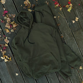 Костюм Плюш капюшон хакі S XL