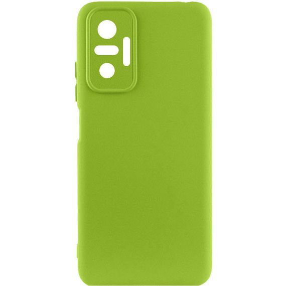Чехол Silicone Cover Lakshmi Full Camera (A) для Xiaomi Redmi Note 10 Pro / 10 Pro Max Чохлі, Зелений / Pistachio, Силікон, Full camera, Накладка | Зображення 1