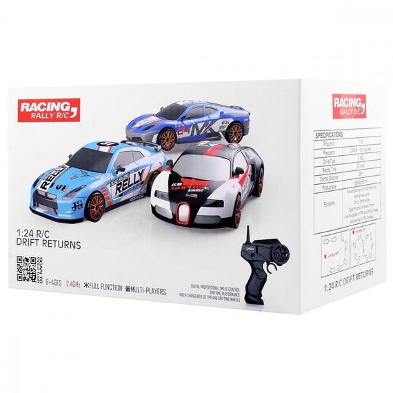 Машинка для дрифту на радіокеруванні Rally Series Nissan GT-R GT3 4WD gray | Зображення 1