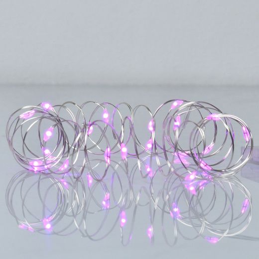 Електрична гірлянда YES Нитка 975024 2 м 20 LED рожева