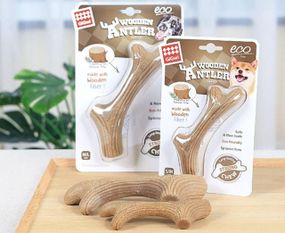 Іграшка для собак ріг жувальний GIGWI WOODEN ANTLER,дерево/полімер