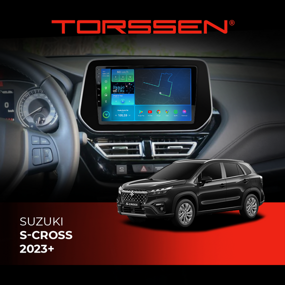 Штатна магнітола Torssen Suzuki SX4/S-cross 2023-2025 FL9 4+64Gb 4G Carplay DSP