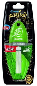 Ароматизатор в машину Paloma Parfume 5ml, EVERGREEN (підвіска з рідиною) 79925 пахучка в авто, автопарфюм1