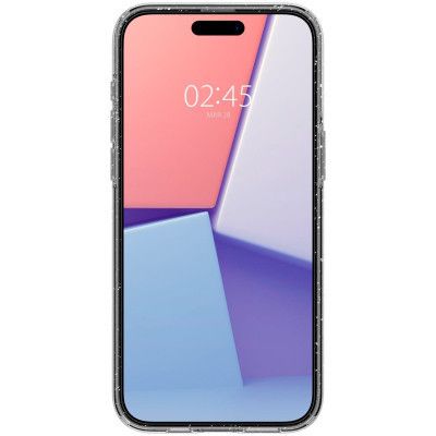 Чехол для мобильного телефона Spigen Apple iPhone 15 Pro Liquid Crystal Glitter Crystal Quartz (ACS06701) | Зображення 5