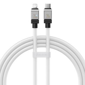 Дата кабель Baseus CoolPlay Series Type-C to Lightning 20W (1m) (CAKW00000) White