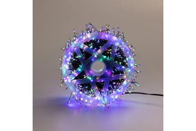 Гирлянда Роса на катушке фейерверк - мишура от USB, 20м, 600LED + пульт Мультик
