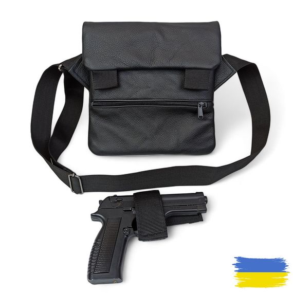 Сумка через плече чоловіча плетена, Сумка маленька брезентова Армійська військова на ногу FW-54 | Зображення 1