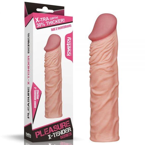 Насадка Add 2" Pleasure X Tender, Flash Sex Aura | Зображення 1