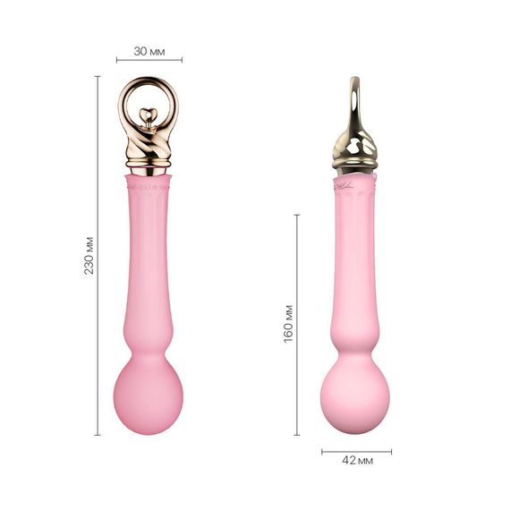 Вібромасажер із підігрівом Zalo Sweet Magic Confidence Wand Fairy Pink — інноваційний дизайн та максимальне задоволення | Зображення 2