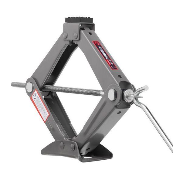 Домкрат механічний ромбоподібний 1,5т., гумовий упор., 90-370 мм INTERTOOL GT0182 | Зображення 4